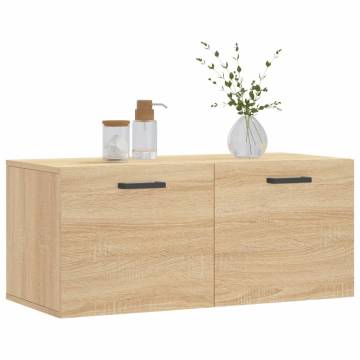 Wall Cabinet Sonoma Oak - 80x36.5 cm | Hipomarket