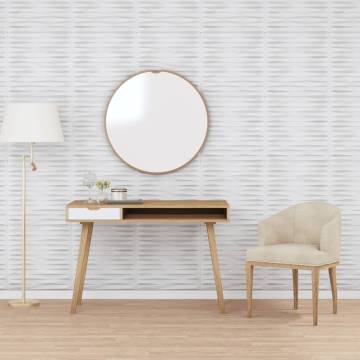 48 pcs White Wall Panels 50x50 cm XPS - Home Design Feature