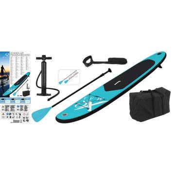 XQ Max 285 cm Inflatable Paddle Board - Blue & Black | Hipo Market