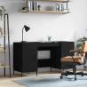 Desk Black 140x50x75 cm Engineered Wood Colour black 