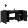 Elegant Black Desk 140x50 cm - Stylish & Practical Study Furniture