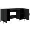 Elegant Black Desk 140x50 cm - Stylish & Practical Study Furniture