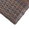 Brown Poly Rattan Tea Table - 50x50x47 cm | Hipo Market