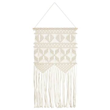 Handmade Macrame Wall Hanger 40x80 cm Cotton - HipoMarket