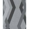 Noordwand Topchic Graphic Lines Diamonds Wallpaper - Grey & Black