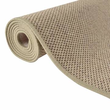 Carpet Runner Sisal Look Sand 50x250 cm - Elegant & Practical