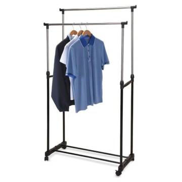 Adjustable Clothing Rack with Wheels | Storage Solutions UK