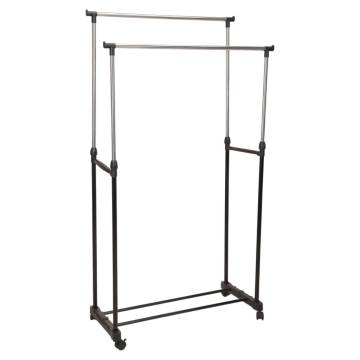 Adjustable Clothing Rack with Wheels | Storage Solutions UK