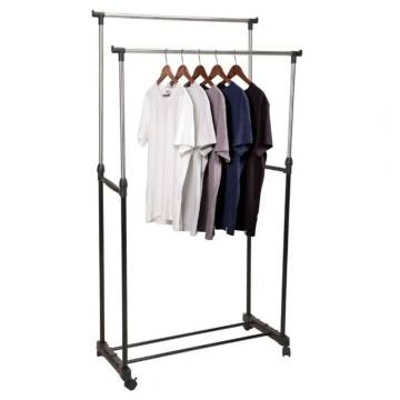 Adjustable Clothing Rack with Wheels | Storage Solutions UK