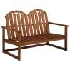 Garden Bench 110 cm Solid Acacia Wood Colour brown Quantity in Package 1 Number of 