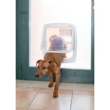 Ferplast 4-Way Manual Pet Flap Swing 11T - White