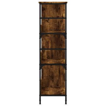 Bookshelf Smoked Oak - Stylish Storage Solution | HipoMarket