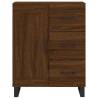 Stylish Highboard in Brown Oak - 69.5x34x180 cm | HipoMarket