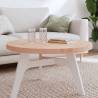 Table Top Ø80x4 cm Round Solid Wood Beech Colour light brown Size 80 x 4 cm Quantity in Package 1 