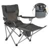 HI Luxury Camping Chair with Foot Rest - Anthracite | Hipo Market