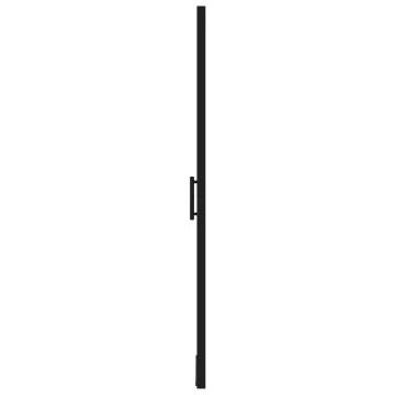 Shower Door Tempered Glass 100x178 cm - Modern Black Design