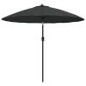 Outdoor Parasol 270 cm Aluminium Pole - Anthracite