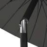 Outdoor Parasol 270 cm Aluminium Pole - Anthracite