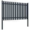 Durable Anthracite Fence Panel - 174.5x125 cm Steel