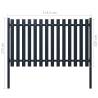 Durable Anthracite Fence Panel - 174.5x125 cm Steel