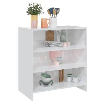 High Gloss White Sideboard - Stylish Storage Solution | HipoMarket