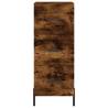 Stylish Highboard in Smoked Oak - Engineered Wood | Hipo Market