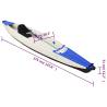 Inflatable Kayak Blue - Durable & Easy to Inflate | Hipo Market