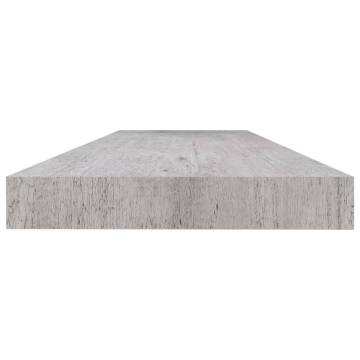 Floating Wall Shelves - 4 pcs Concrete Grey | Hipomarket UK