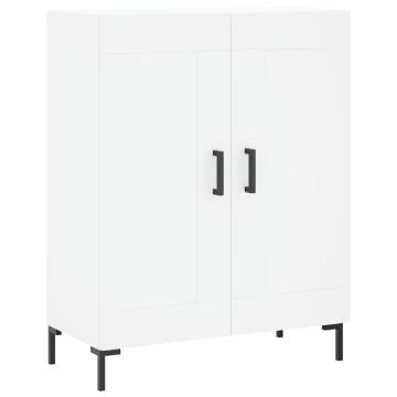 Stylish Highboard White - 69.5x34x180 cm Engineered Wood