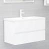 Sink Cabinet White 80x38.5x45 cm Engineered Wood Colour white Size 80 x 38.5 x 45 cm Number of 1 Number of Pieces 