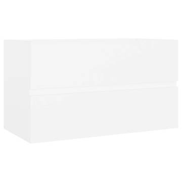 Sink Cabinet White 80x38.5x45 cm - Stylish Storage Solution