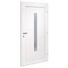 Elegant White PVC Front Door 108x200 cm - Secure & Stylish