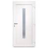 Elegant White PVC Front Door 108x200 cm - Secure & Stylish