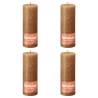 Bolsius Rustic Pillar Candles Shine 4 pcs 190x68 mm Spice Brown Colour spice brown Size 190 x 68 mm Quantity in Package 4 