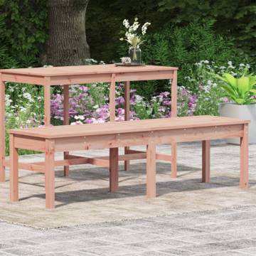 2-Seater Garden Bench - Solid Douglas Wood | HipoMarket