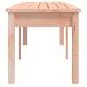 2-Seater Garden Bench - Solid Douglas Wood | HipoMarket