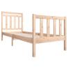 75x190 cm Small Single Solid Wood Bed Frame | HipoMarket