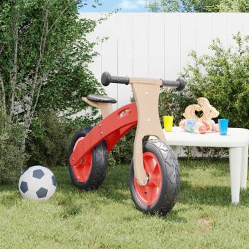 Balance Bike for Children with Air Tyres - Red