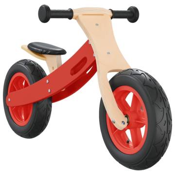 Balance Bike for Children with Air Tyres - Red