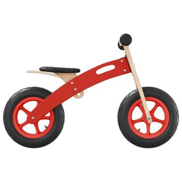 Balance Bike for Children with Air Tyres - Red