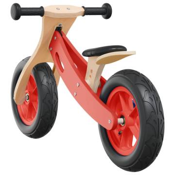 Balance Bike for Children with Air Tyres - Red