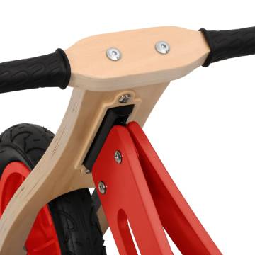 Balance Bike for Children with Air Tyres - Red