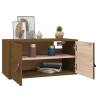 Wall Cabinet Honey Brown 60x30x30 cm - Solid Wood Pine