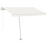 Freestanding Manual Retractable Awning 300x250 cm - Cream