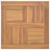 Square Table Top 50x50x2.5 cm Solid Wood Teak Size 50 x 50 cm Quantity in Package 1 Shape square 