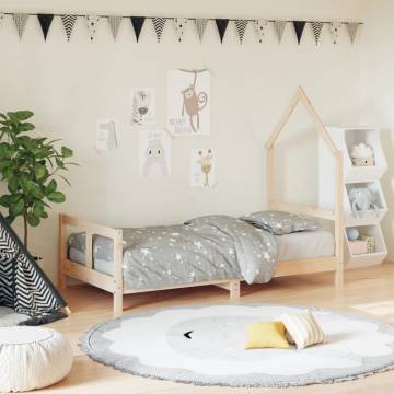 Kids Bed Frame 80x160 cm - Solid Wood Pine | HipoMarket