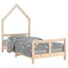 Kids Bed Frame 80x160 cm - Solid Wood Pine | HipoMarket