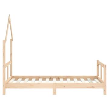 Kids Bed Frame 80x160 cm - Solid Wood Pine | HipoMarket