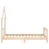 Kids Bed Frame 80x160 cm - Solid Wood Pine | HipoMarket