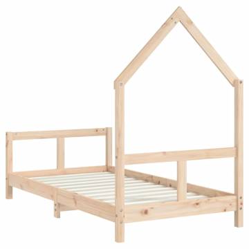 Kids Bed Frame 80x160 cm - Solid Wood Pine | HipoMarket